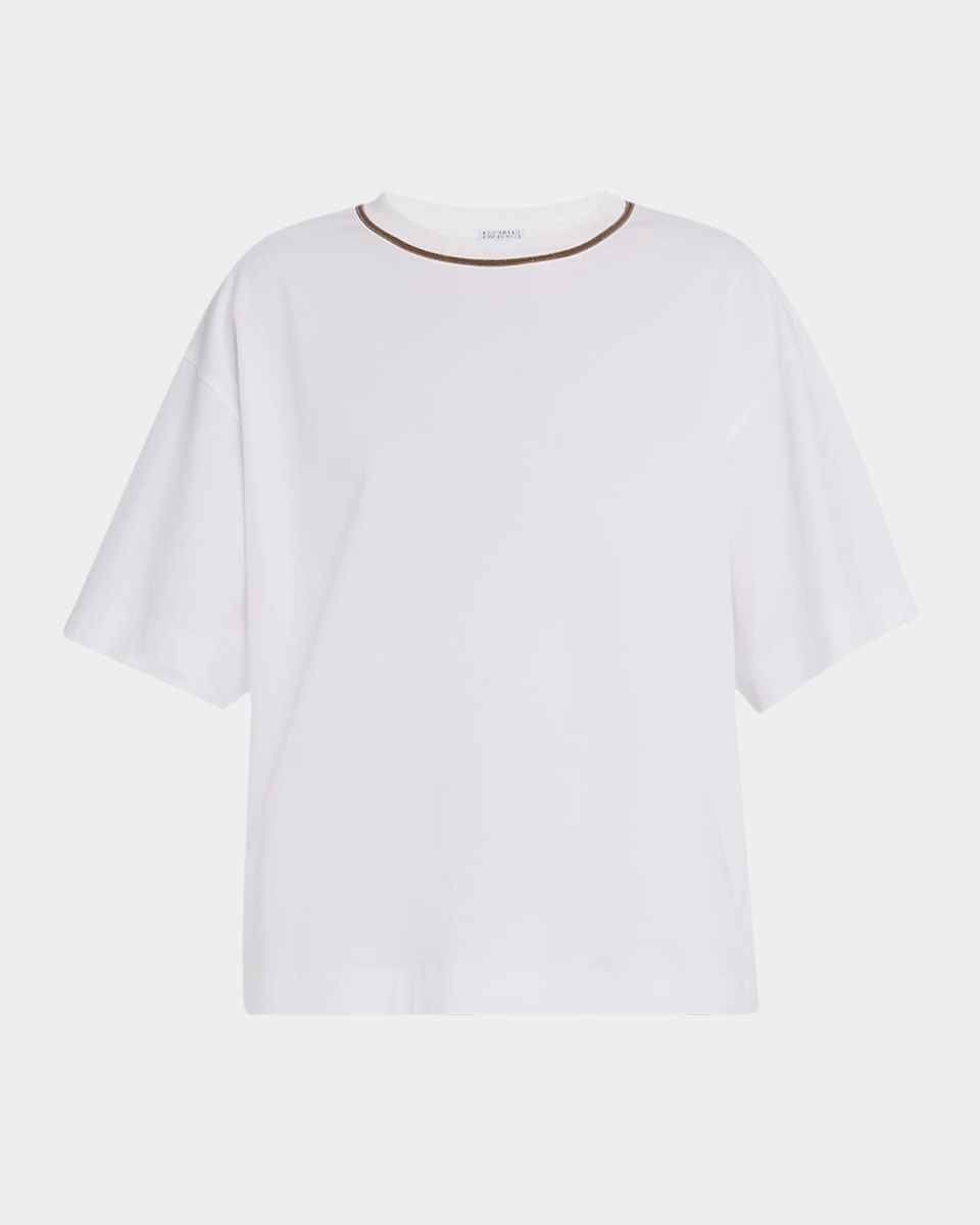 Monili Crewneck Short-Sleeve T-Shirt